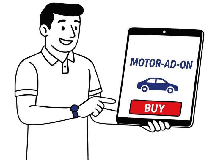 Buy or renew Motor Ad-On Insurance with United Ajod