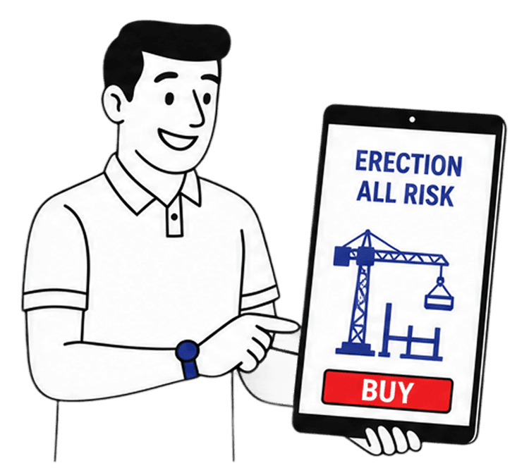 Buy or Renew Erection All Risk Insurance with United Ajod