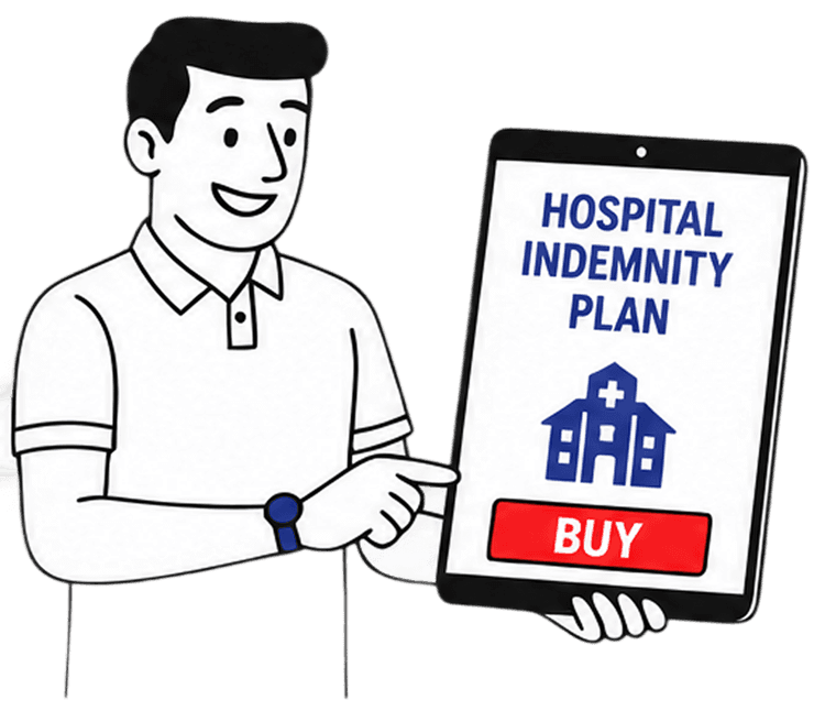 Buy or renew Hospital Indemnity Insurance with United Ajod