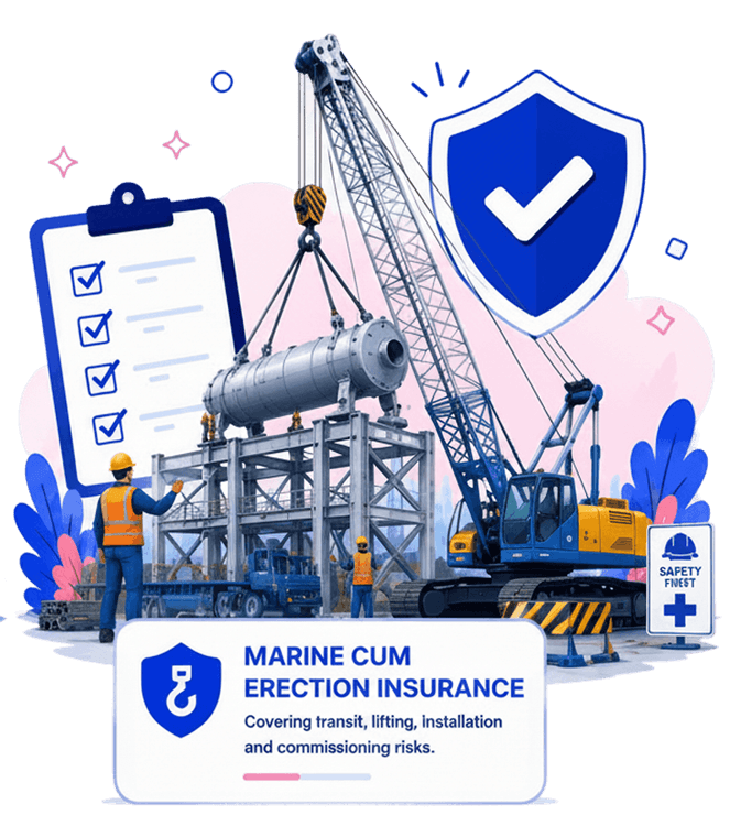 Why Marine Cum Erection Insurance Needed?